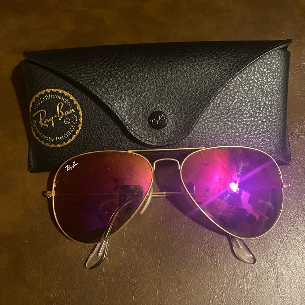 Pink raybans